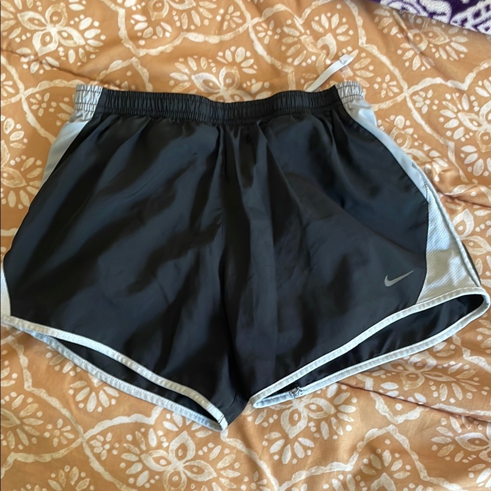 Nike Black and Gray Athletic Shorts